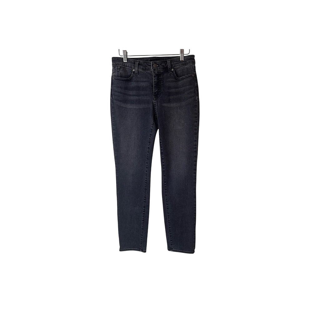 3/$20 💥 Talbots Black Jeans Slim Leg Ankle Stretch Sz 4 Casual Minimalist Denim
